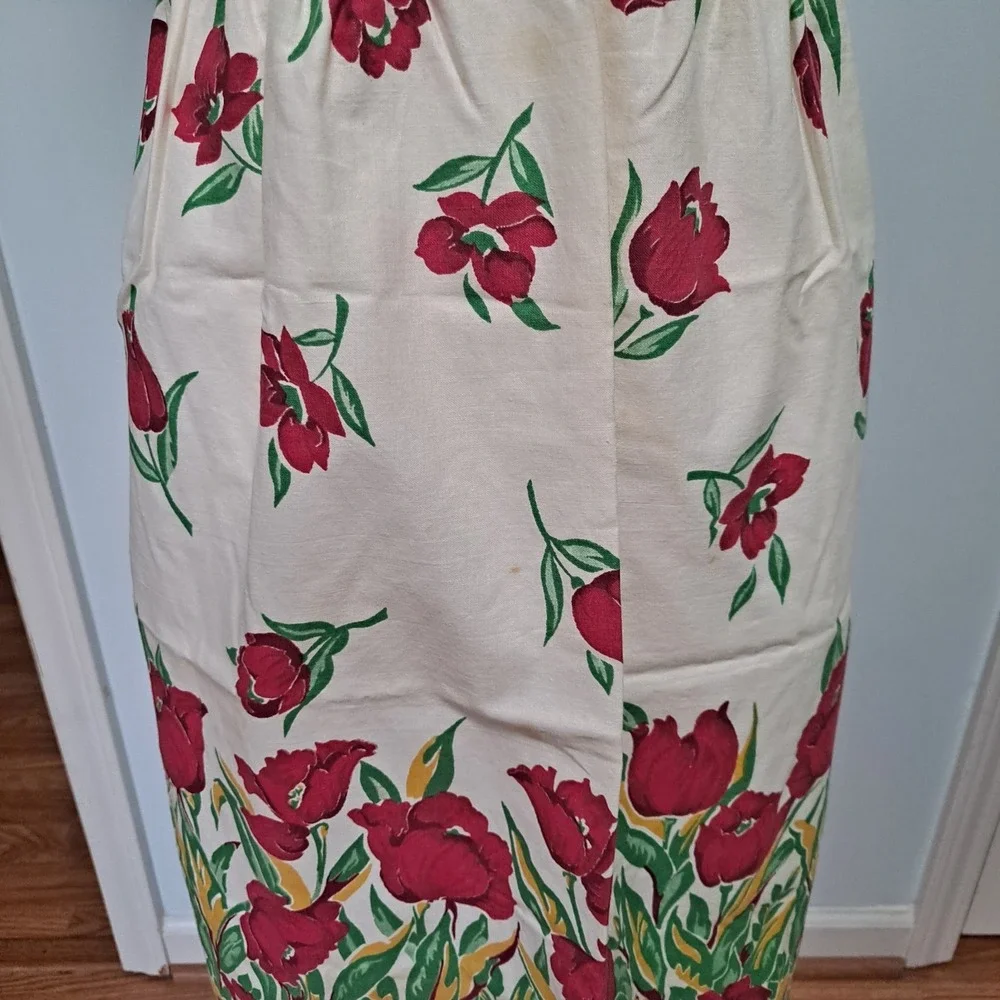 Vintage‎ Apron 1950's Style Half Apron Floral